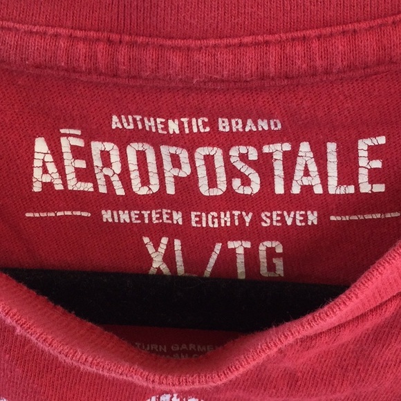 Aeropostale short sleeve red t-shirt size XL - Picture 2 of 3